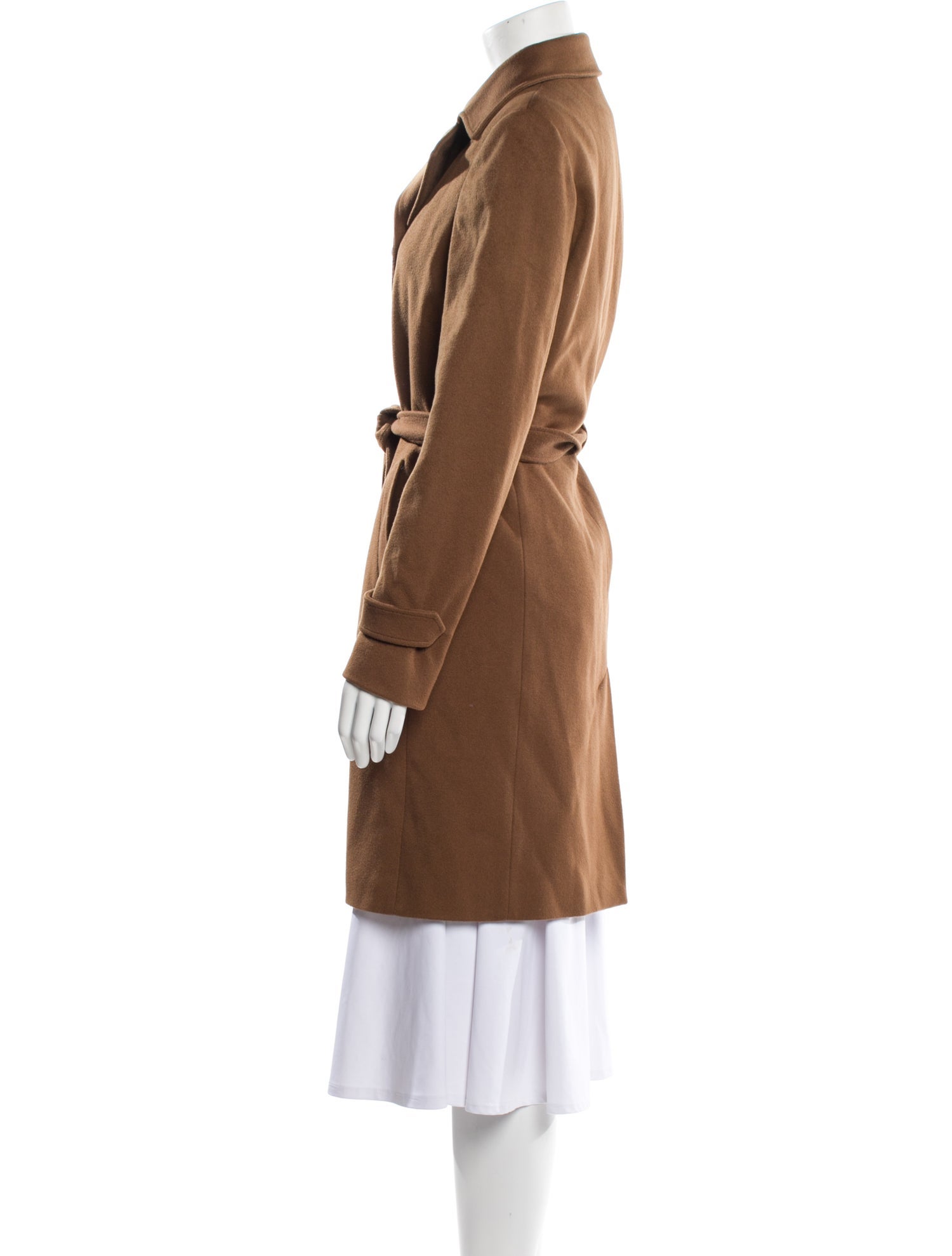 Luciano Barbera Wool Trench Coat