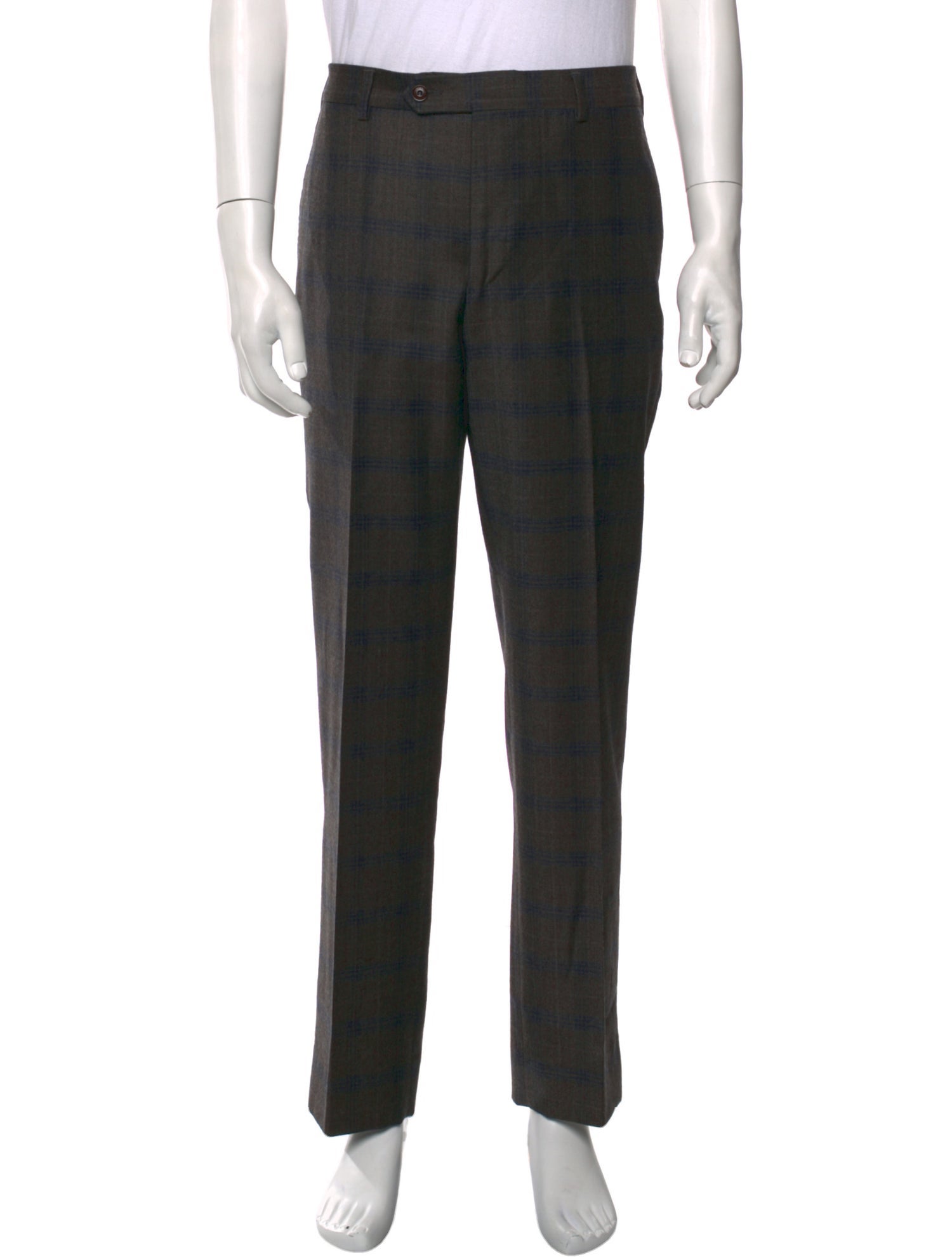 Luciano Barbera Plaid Print Pants