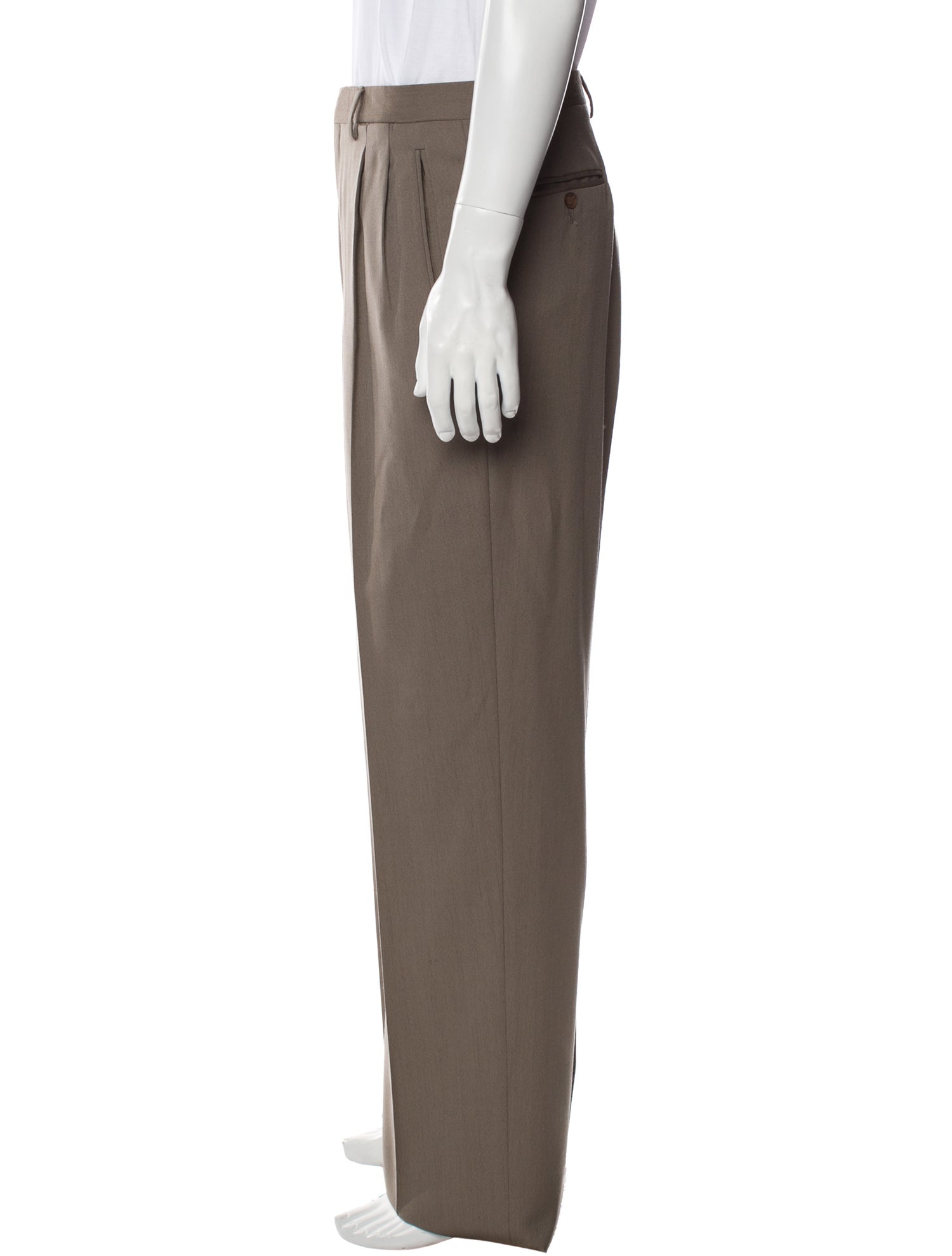 Luciano Barbera Wool Dress Pants
