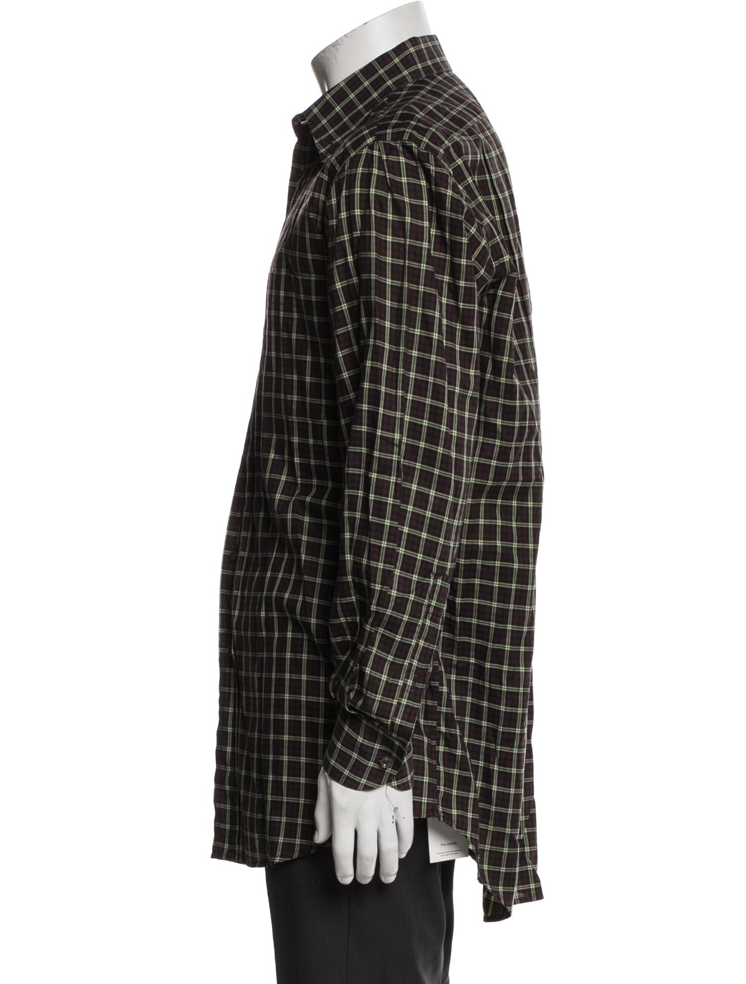 Luciano Barbera Plaid Print Long Sleeve Shirt