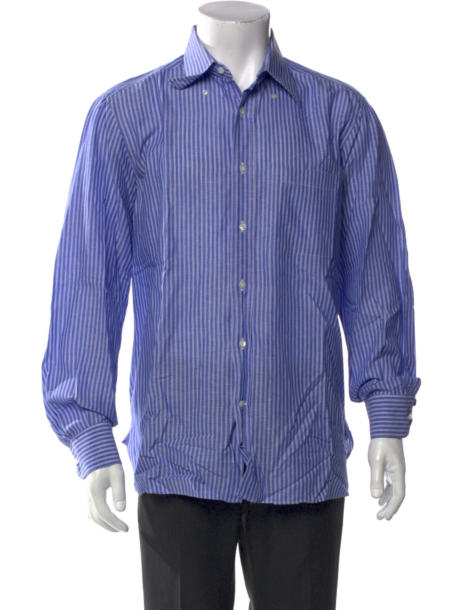 Luciano Barbera Striped Long Sleeve Shirt