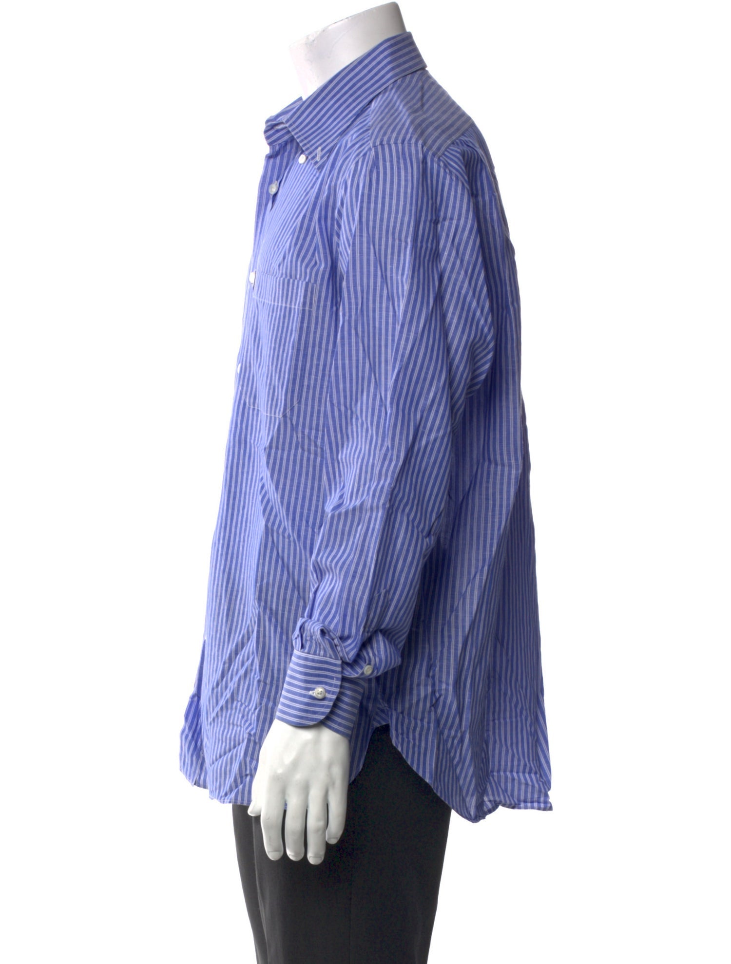Luciano Barbera Striped Long Sleeve Shirt