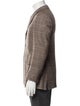 Luciano Barbera Cashmere Plaid Print Blazer