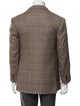 Luciano Barbera Cashmere Plaid Print Blazer