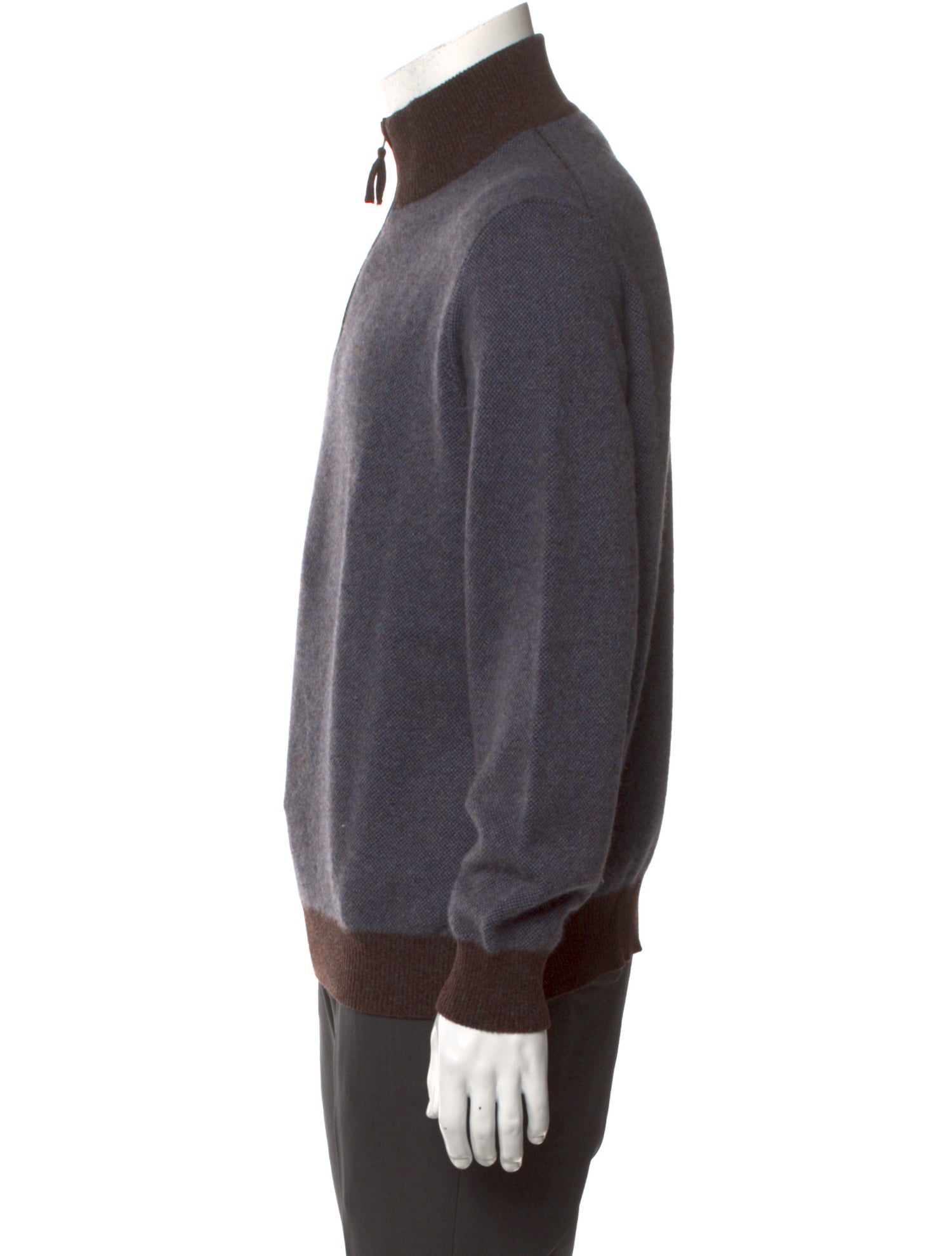 Luciano Barbera Cashmere Turtleneck Pullover