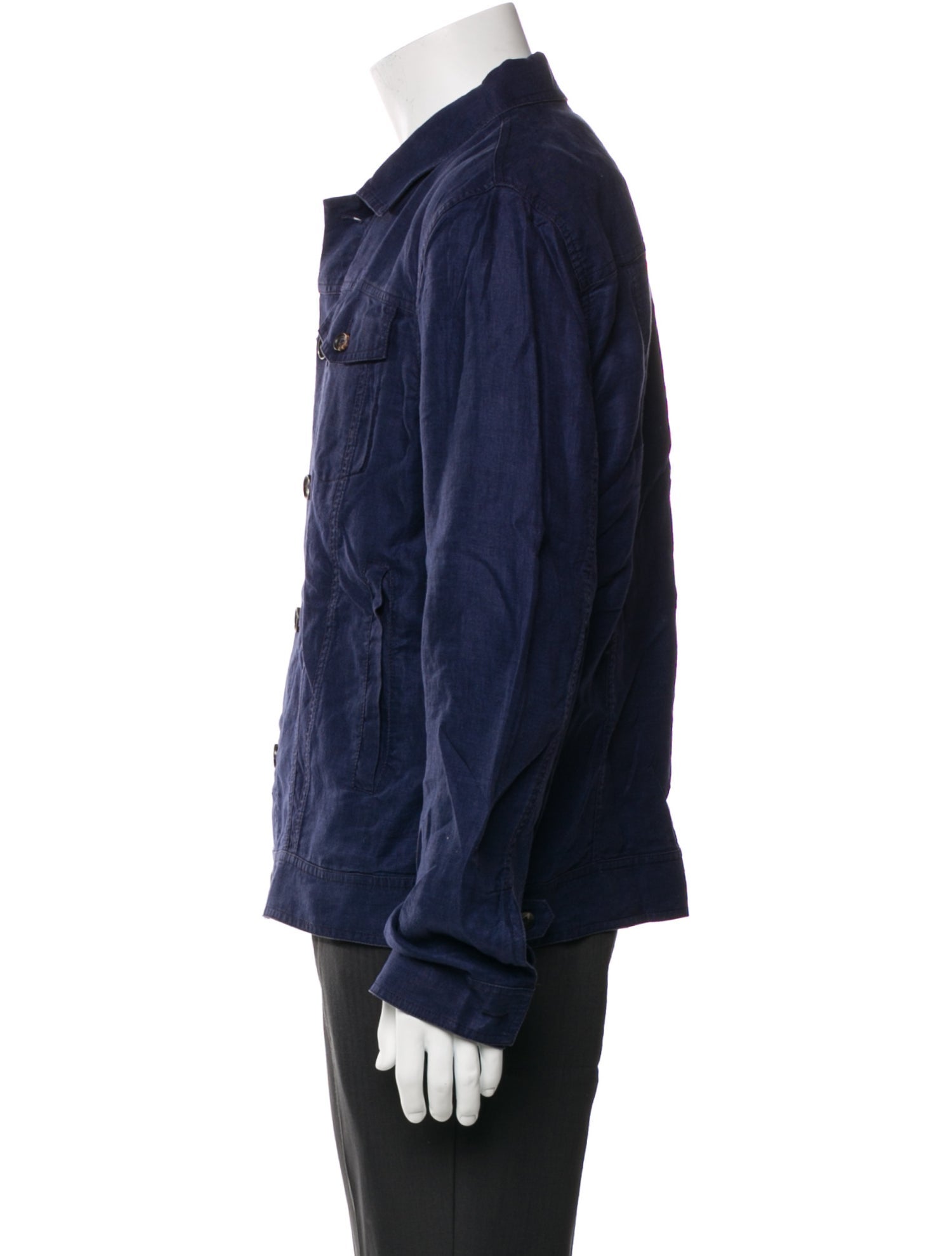 Luciano Barbera Wool Trucker Jacket