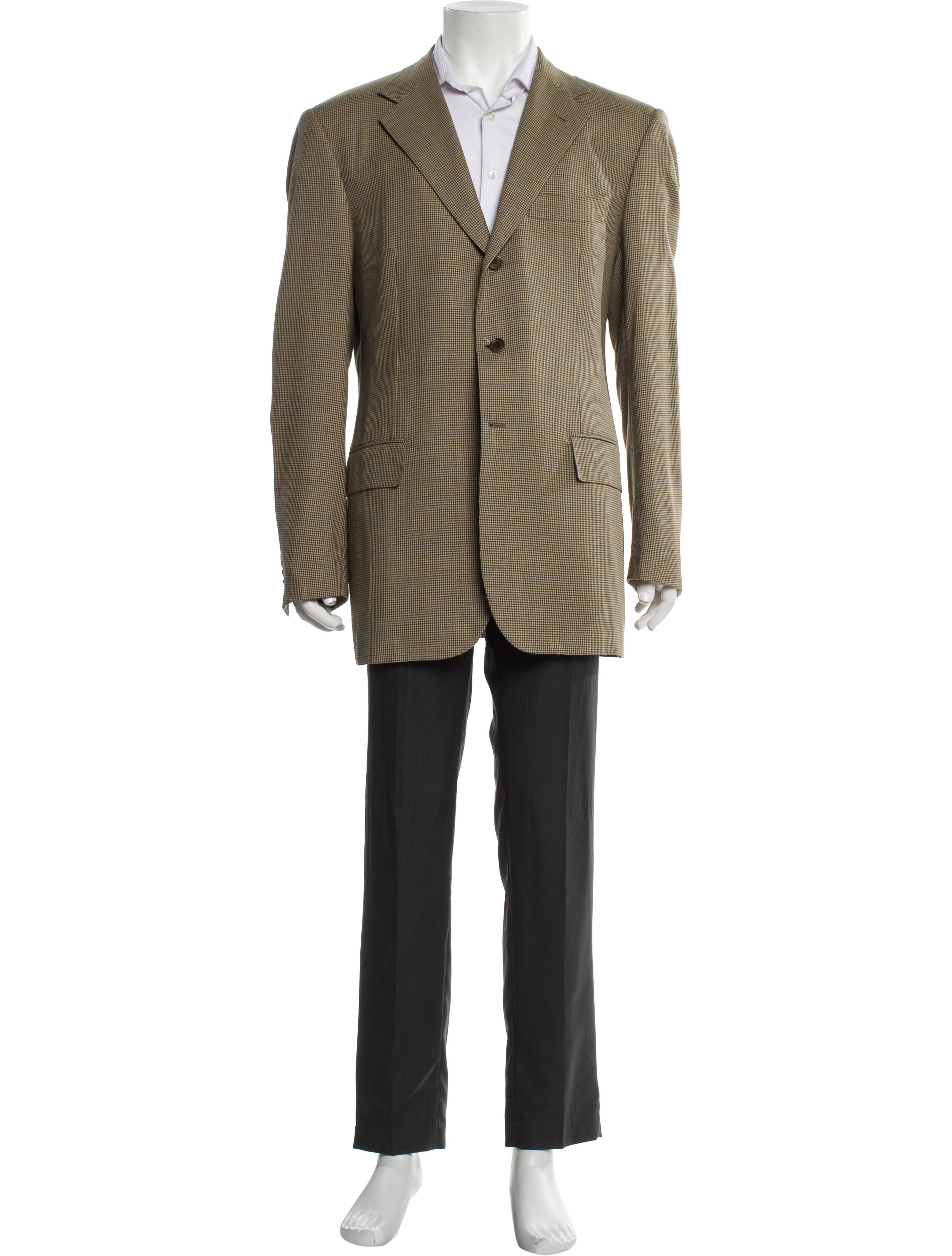 Luciano Barbera Plaid Print Blazer