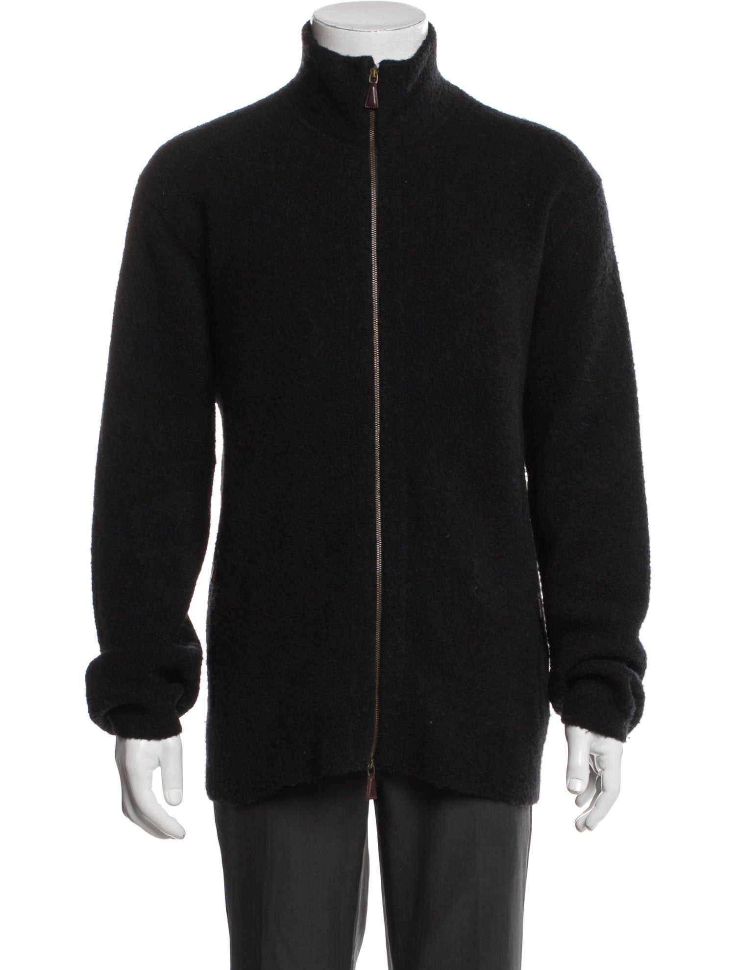 Luciano Barbera Wool Bomber Jacket