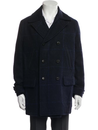 Luciano Barbera Wool Peacoat