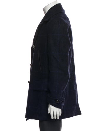 Luciano Barbera Wool Peacoat