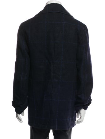 Luciano Barbera Wool Peacoat