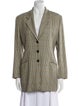 Luciano Barbera Houndstooth Print Peacoat
