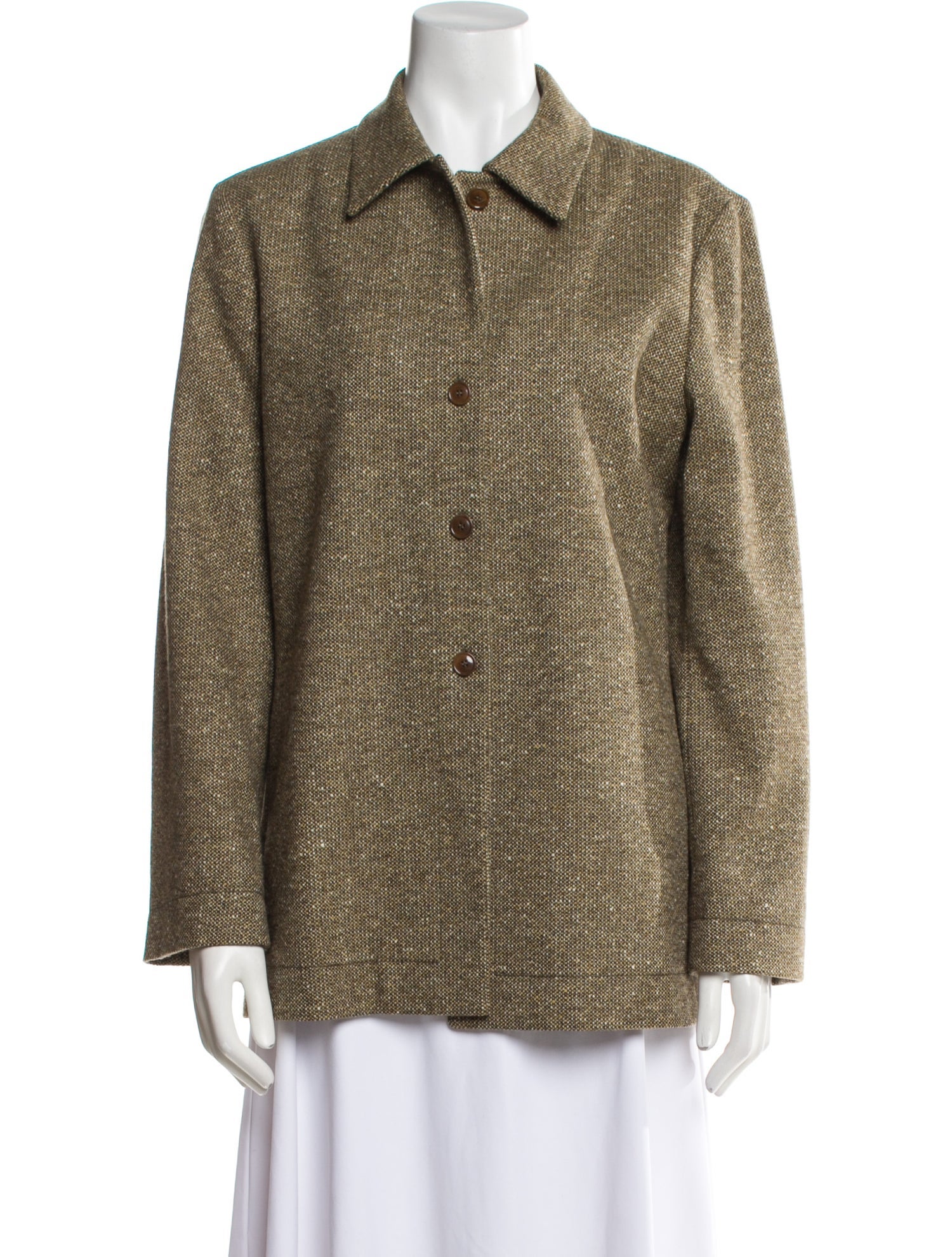 Luciano Barbera Wool Printed Blazer