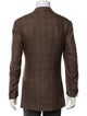 Luciano Barbera Cashmere Plaid Print Blazer