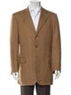 Luciano Barbera Wool Plaid Print Blazer