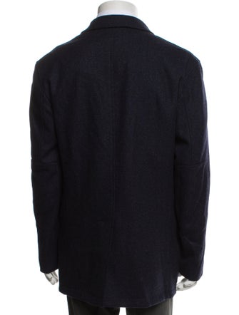 Luciano Barbera Wool Peacoat