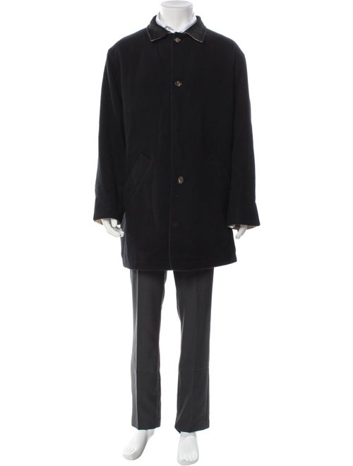 Luciano Barbera Leather Parka