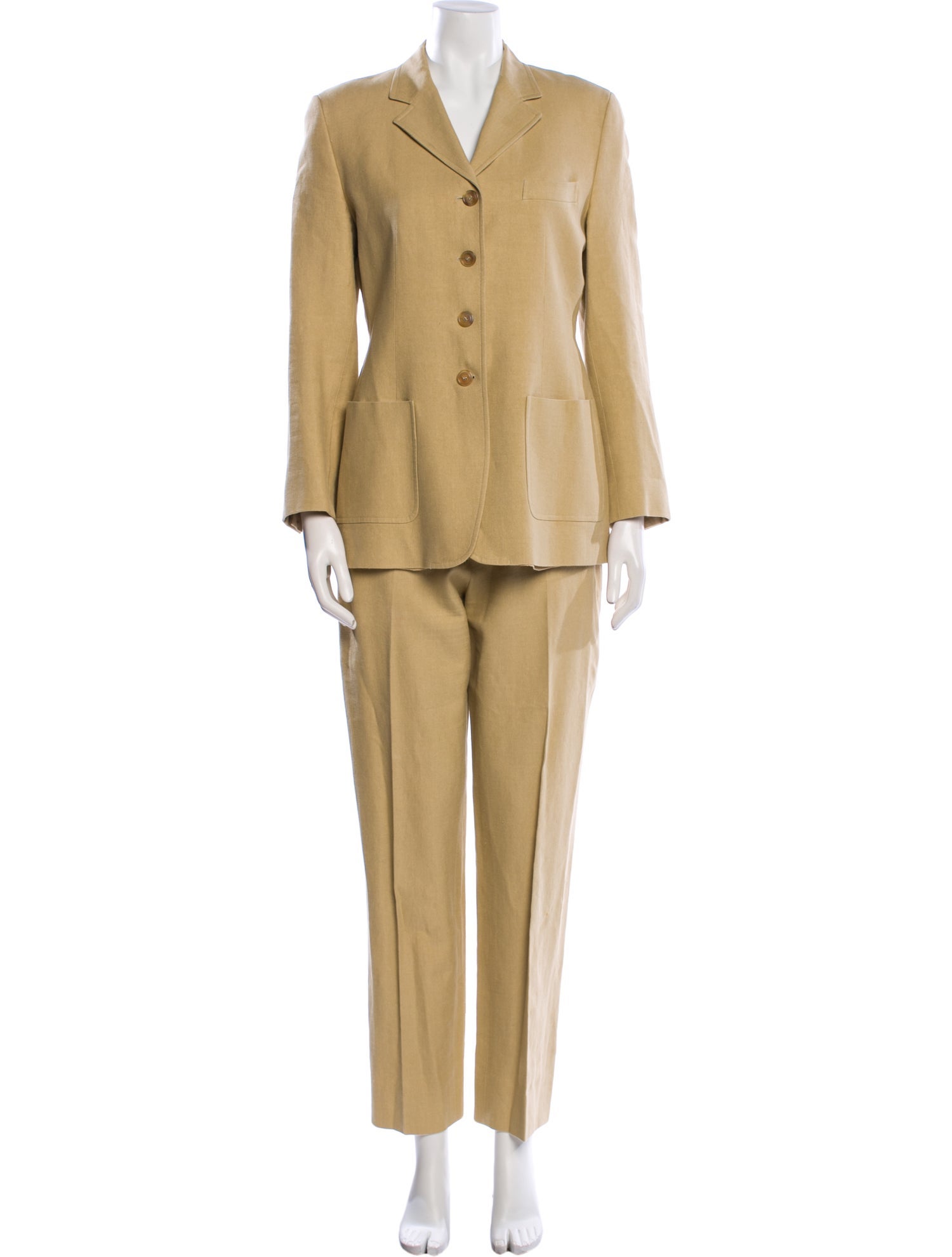 Luciano Barbera Linen Pantsuit