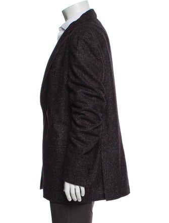 Luciano Barbera Tweed Pattern Blazer