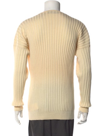 Luciano Barbera Wool V-Neck Pullover