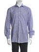 Luciano Barbera Plaid Print Long Sleeve Dress Shirt