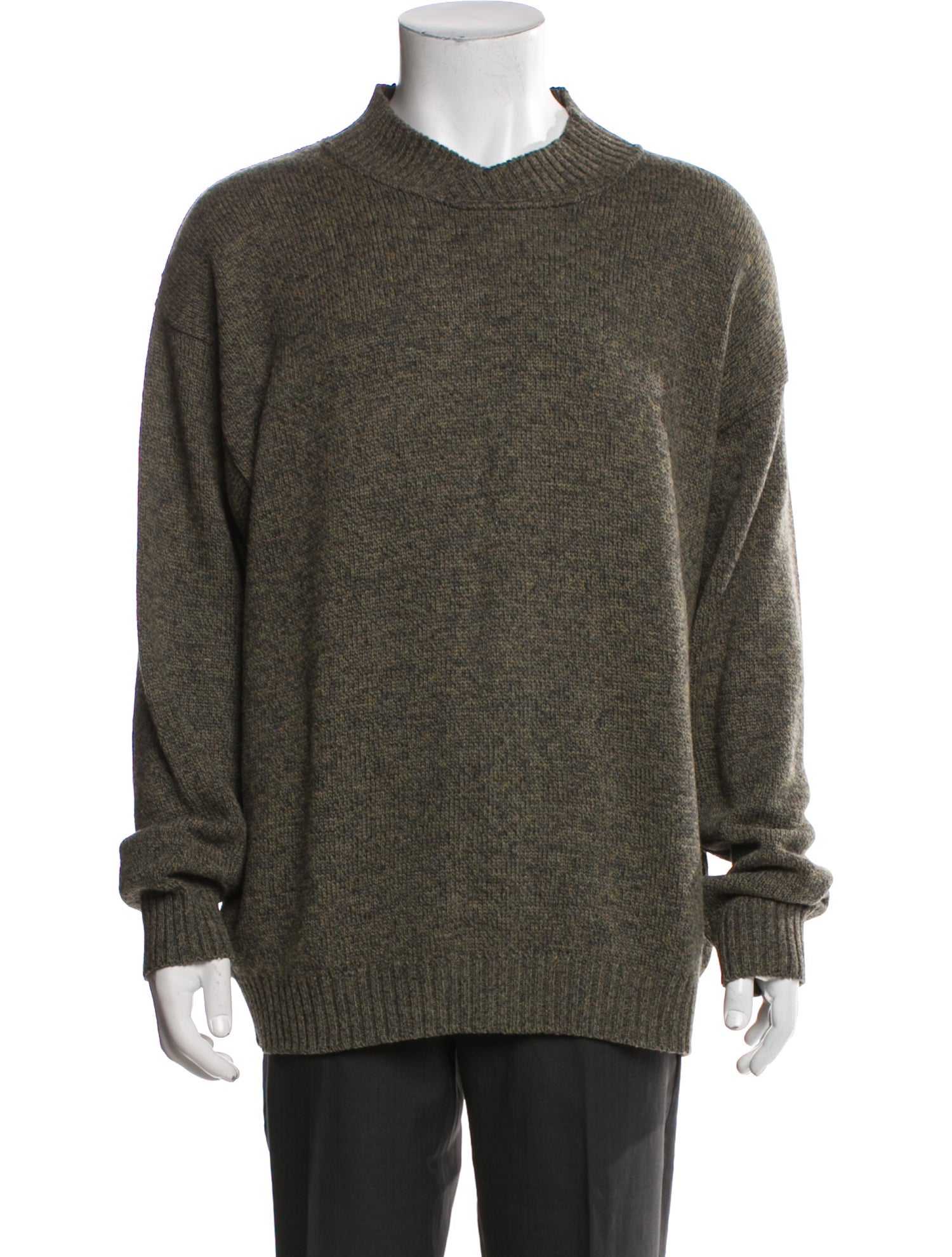 Luciano Barbera Wool V-Neck Pullover