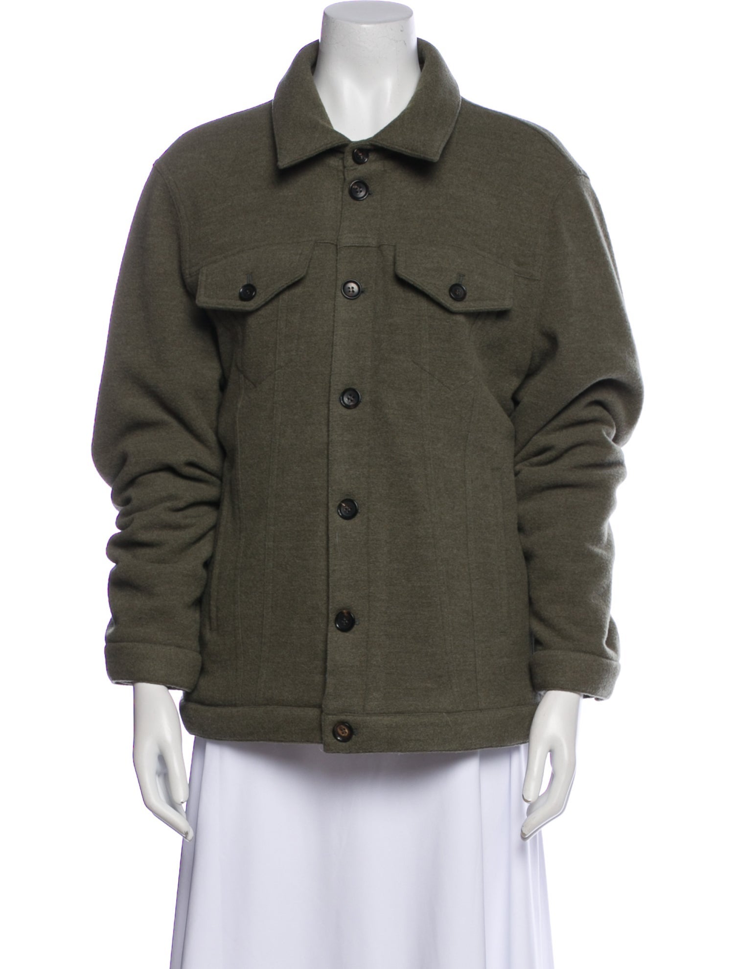 Luciano Barbera Wool Utility Jacket