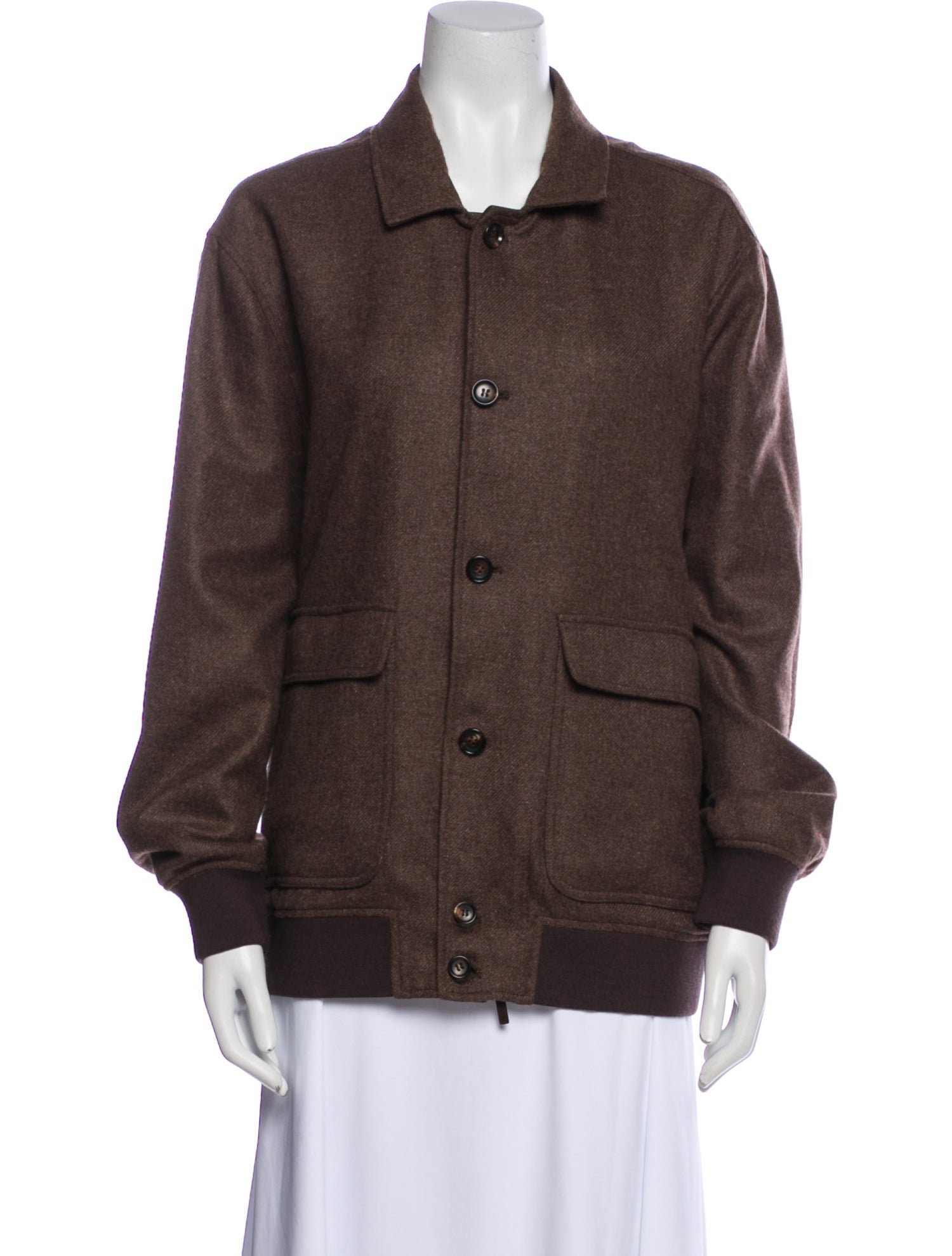 Luciano Barbera Cashmere Utility Jacket