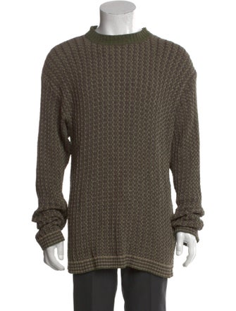 Luciano Barbera Crew Neck Long Sleeve Pullover