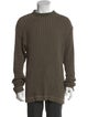Luciano Barbera Crew Neck Long Sleeve Pullover