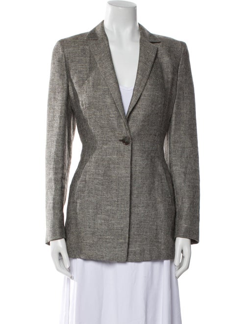 Luciano Barbera Wool Printed Blazer