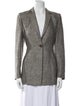 Luciano Barbera Wool Printed Blazer