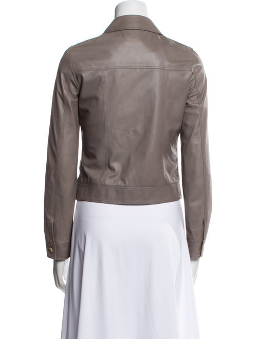 Luciano Barbera Leather Biker Jacket