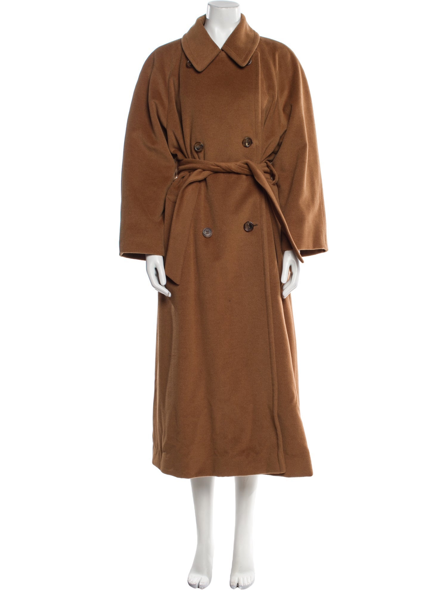 Luciano Barbera Wool Trench Coat