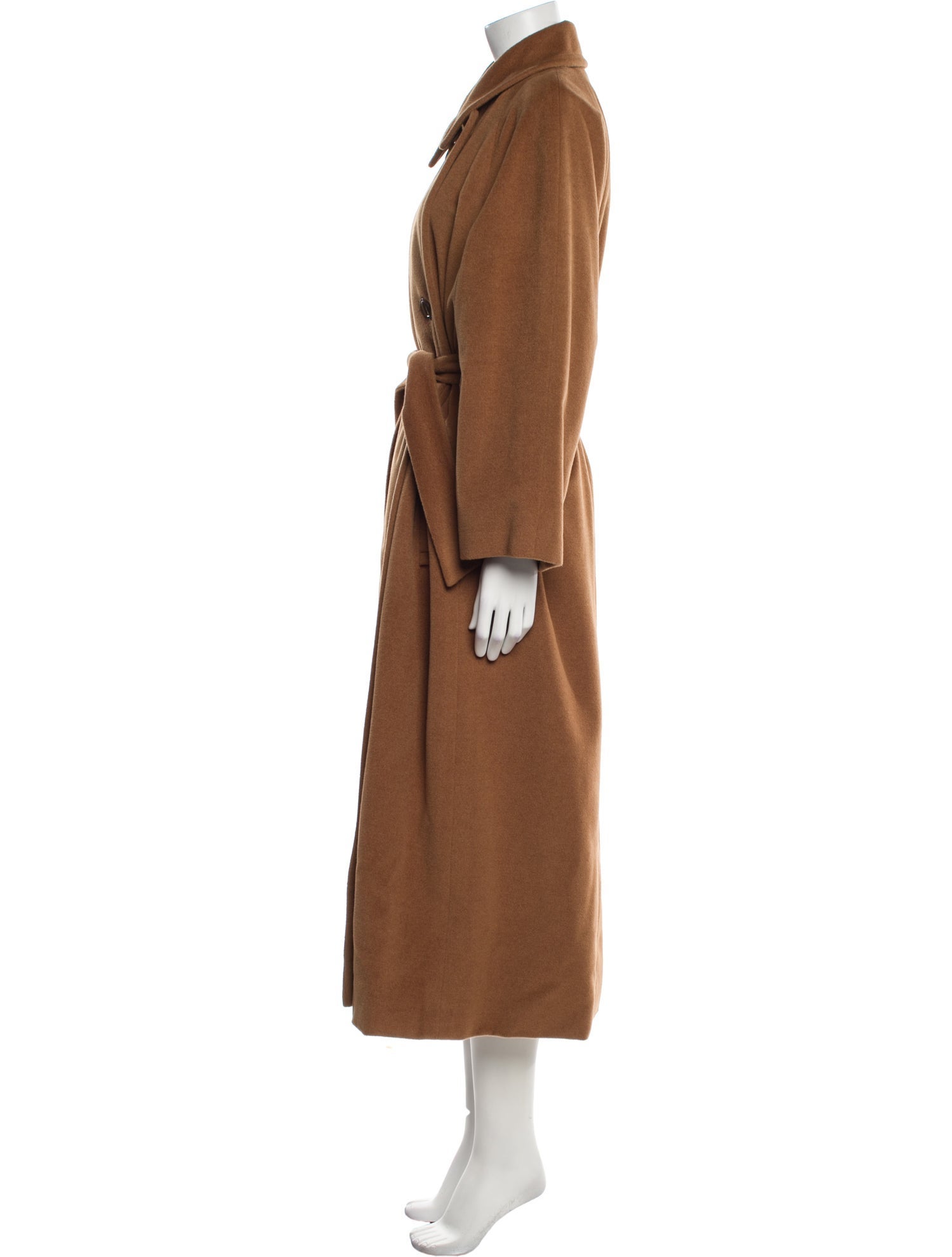 Luciano Barbera Wool Trench Coat