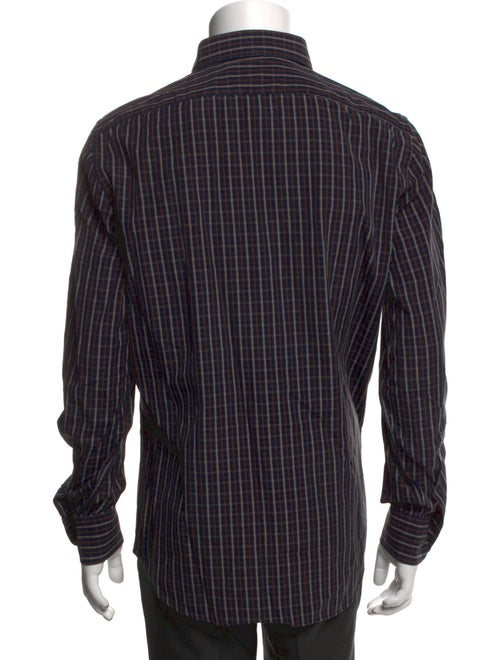 Luciano Barbera Striped Long Sleeve Dress Shirt