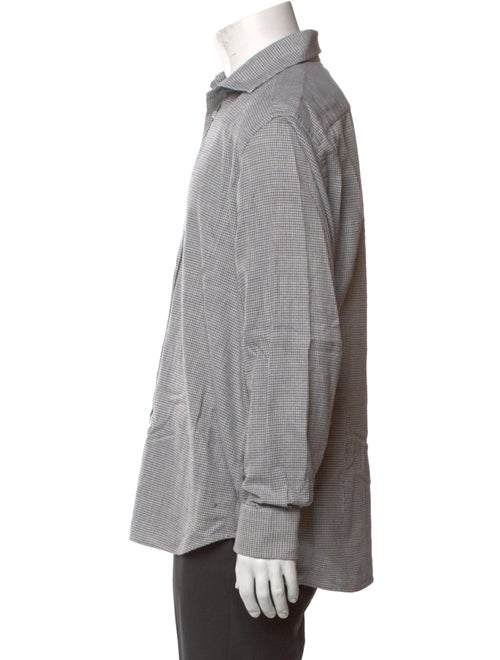 Luciano Barbera Plaid Print Long Sleeve Shirt