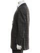 Luciano Barbera Wool Plaid Print Two-Piece Blazer