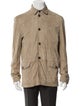 Luciano Barbera Leather Utility Jacket