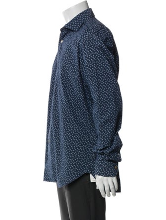 Luciano Barbera Polka Dot Print Long Sleeve Shirt