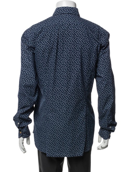 Luciano Barbera Polka Dot Print Long Sleeve Shirt
