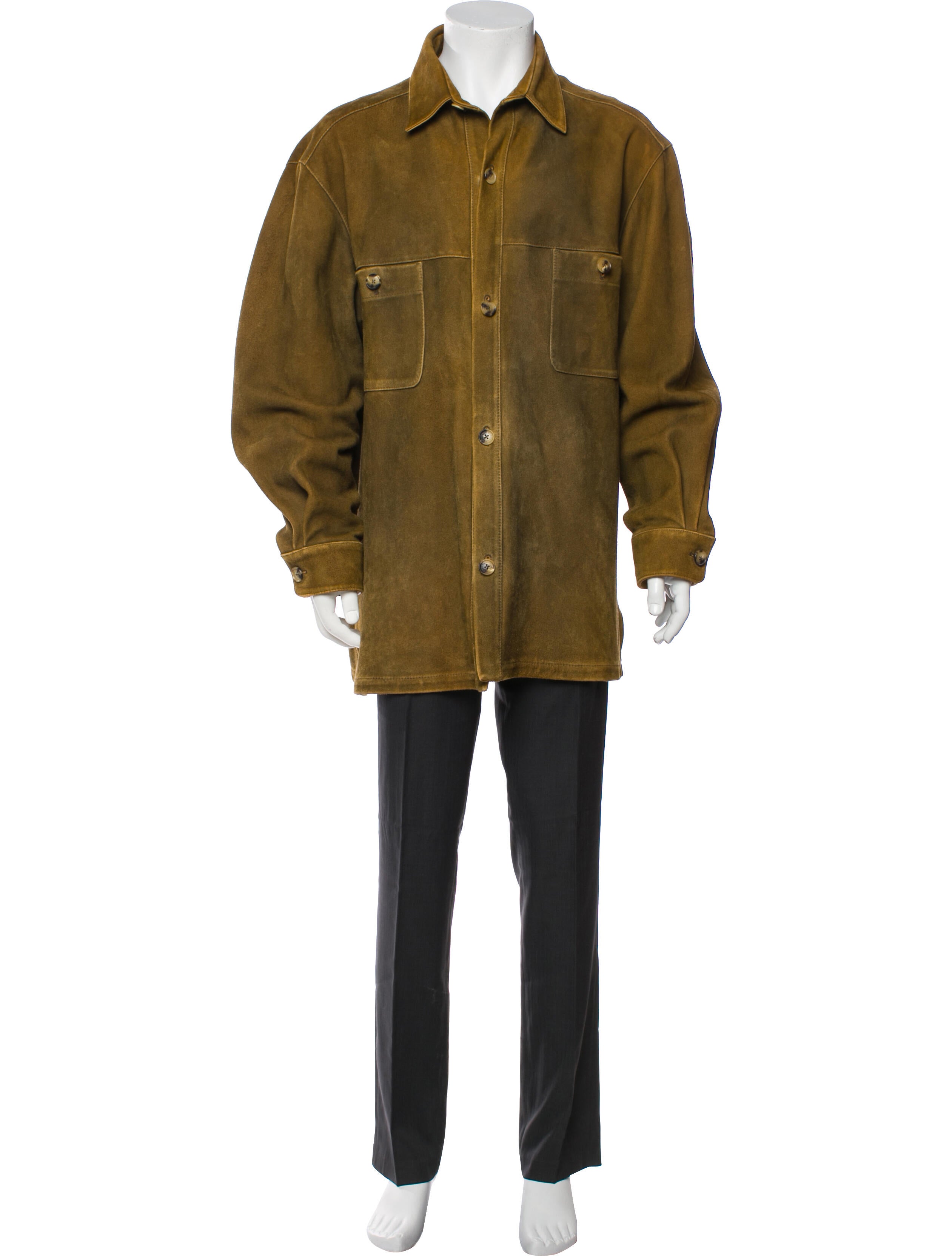 Luciano Barbera Suede Parka