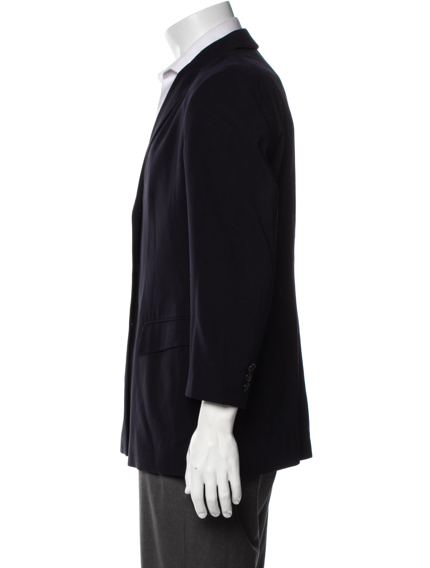 Luciano Barbera Wool Peacoat