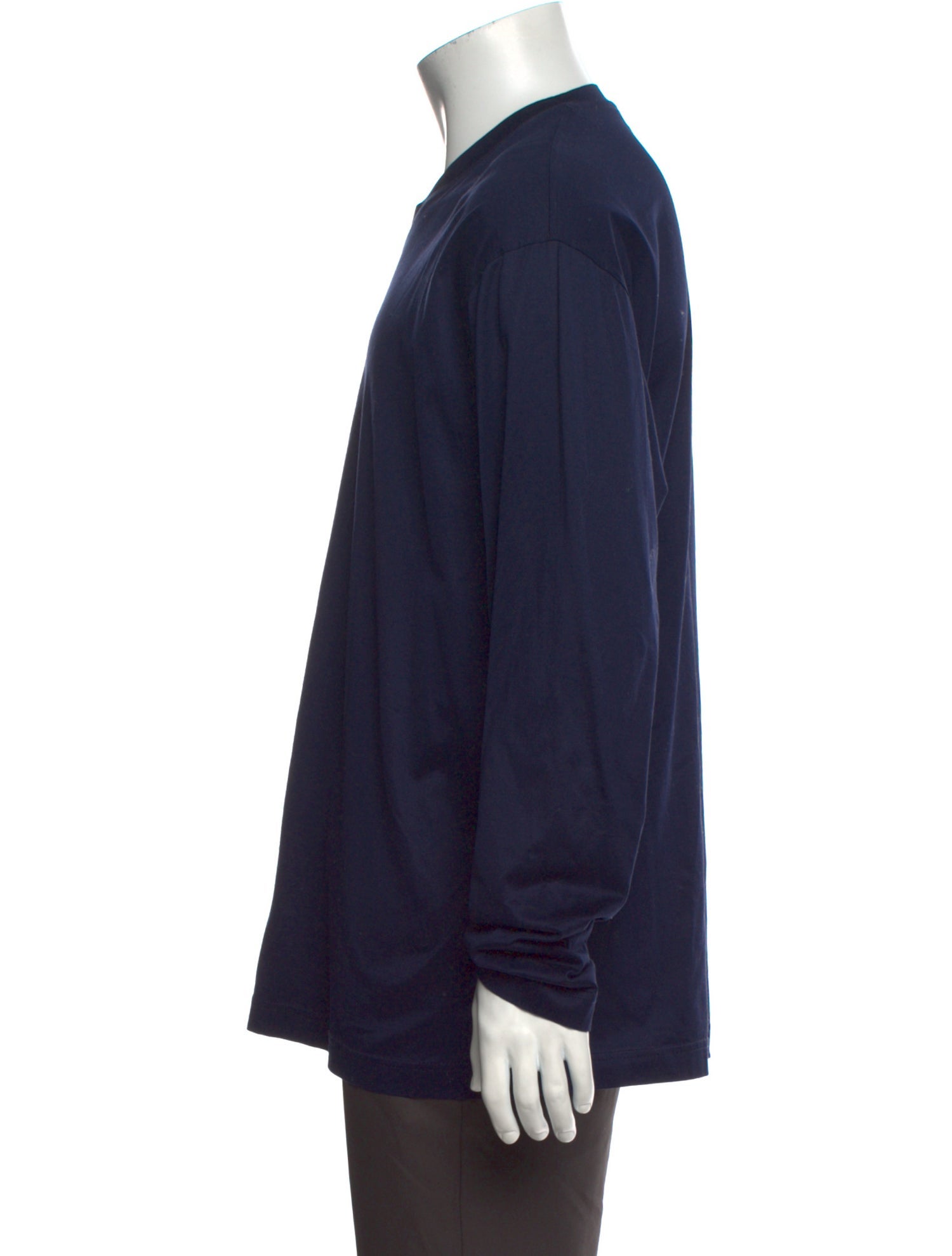 Luciano Barbera V-Neck Long Sleeve Henley