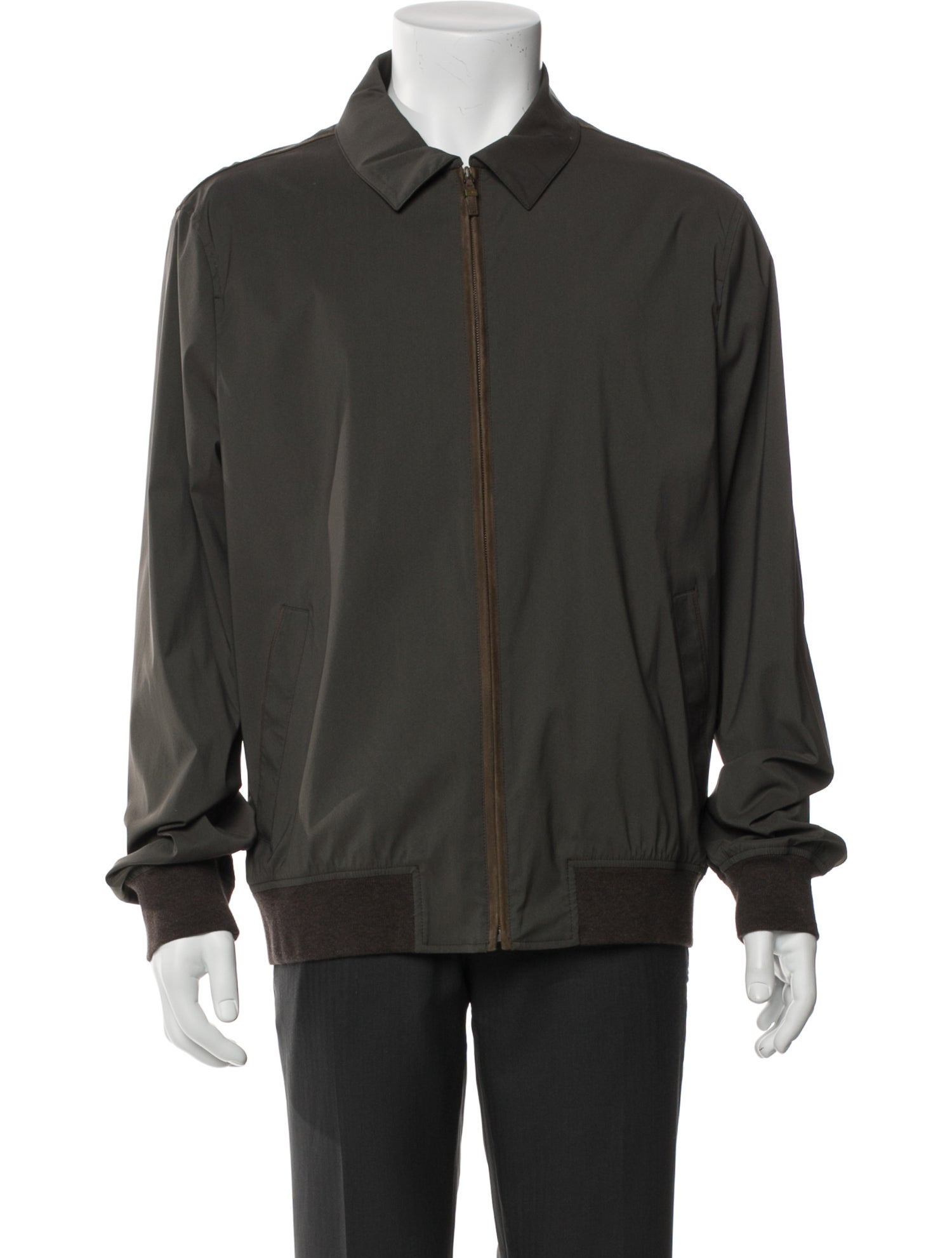Luciano Barbera Wool Bomber Jacket