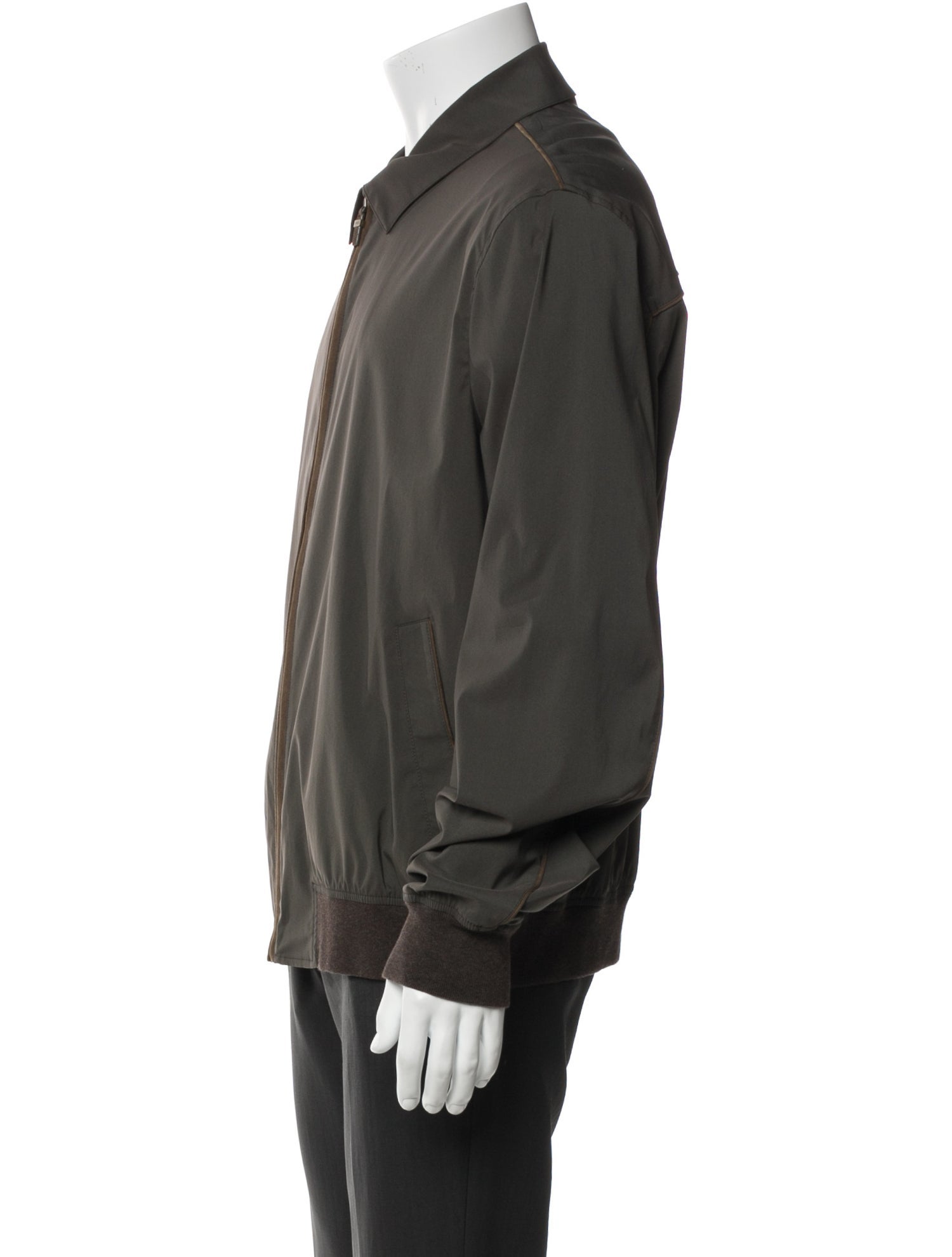 Luciano Barbera Wool Bomber Jacket