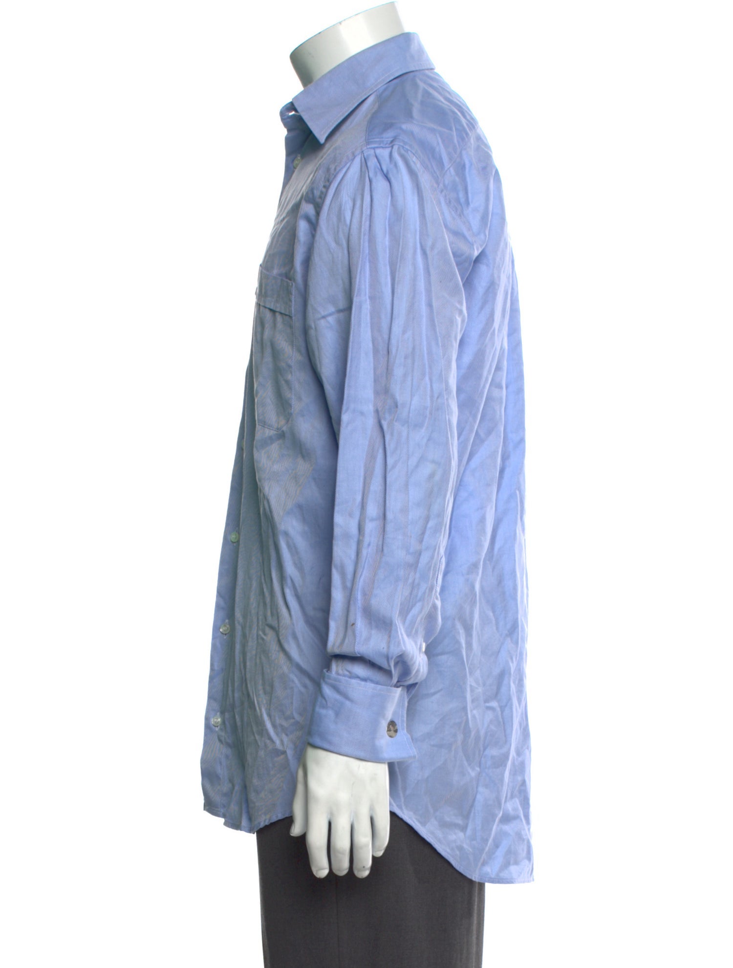 Luciano Barbera Striped Long Sleeve Dress Shirt