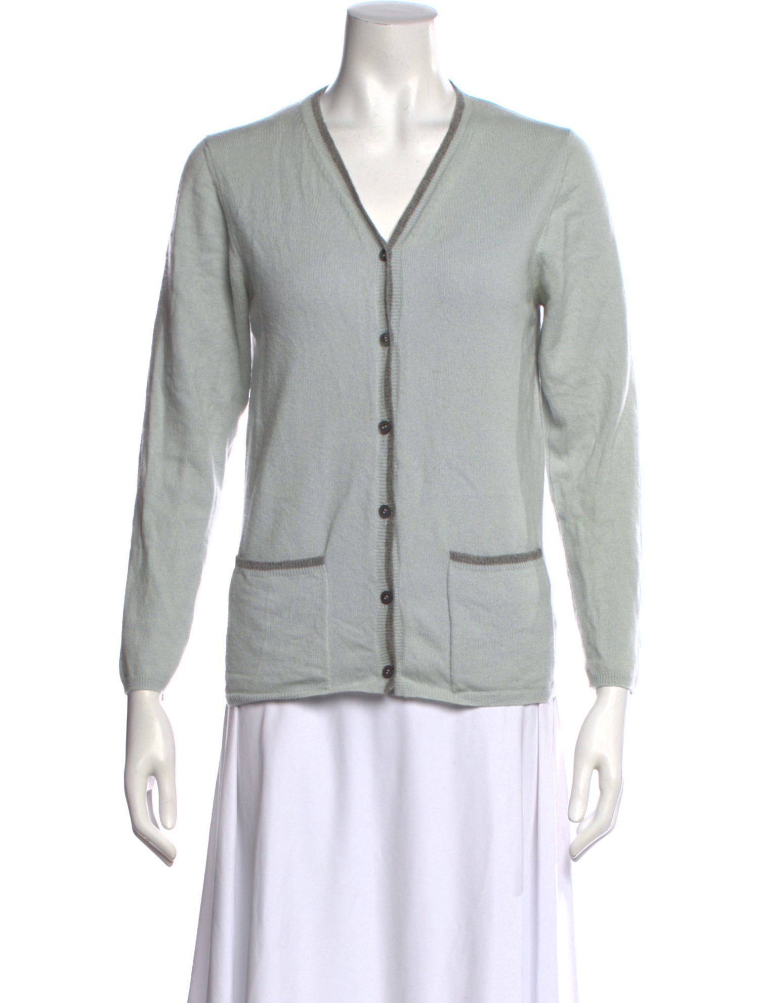 Luciano Barbera Cashmere V-Neck Sweater