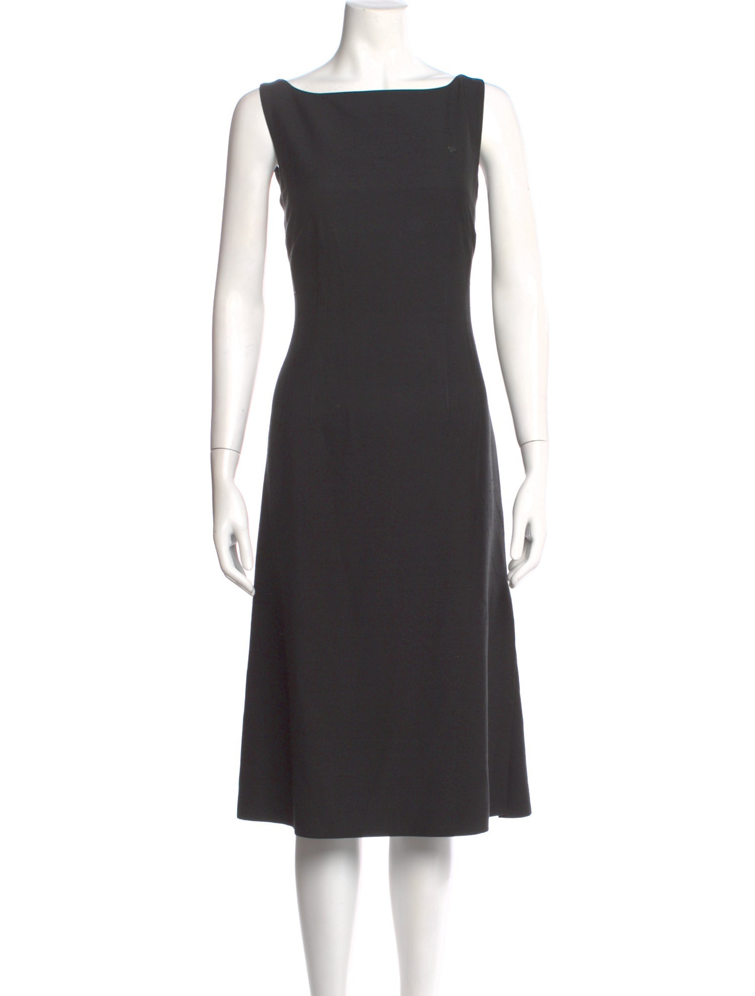 Luciano Barbera Silk Midi Length Dress