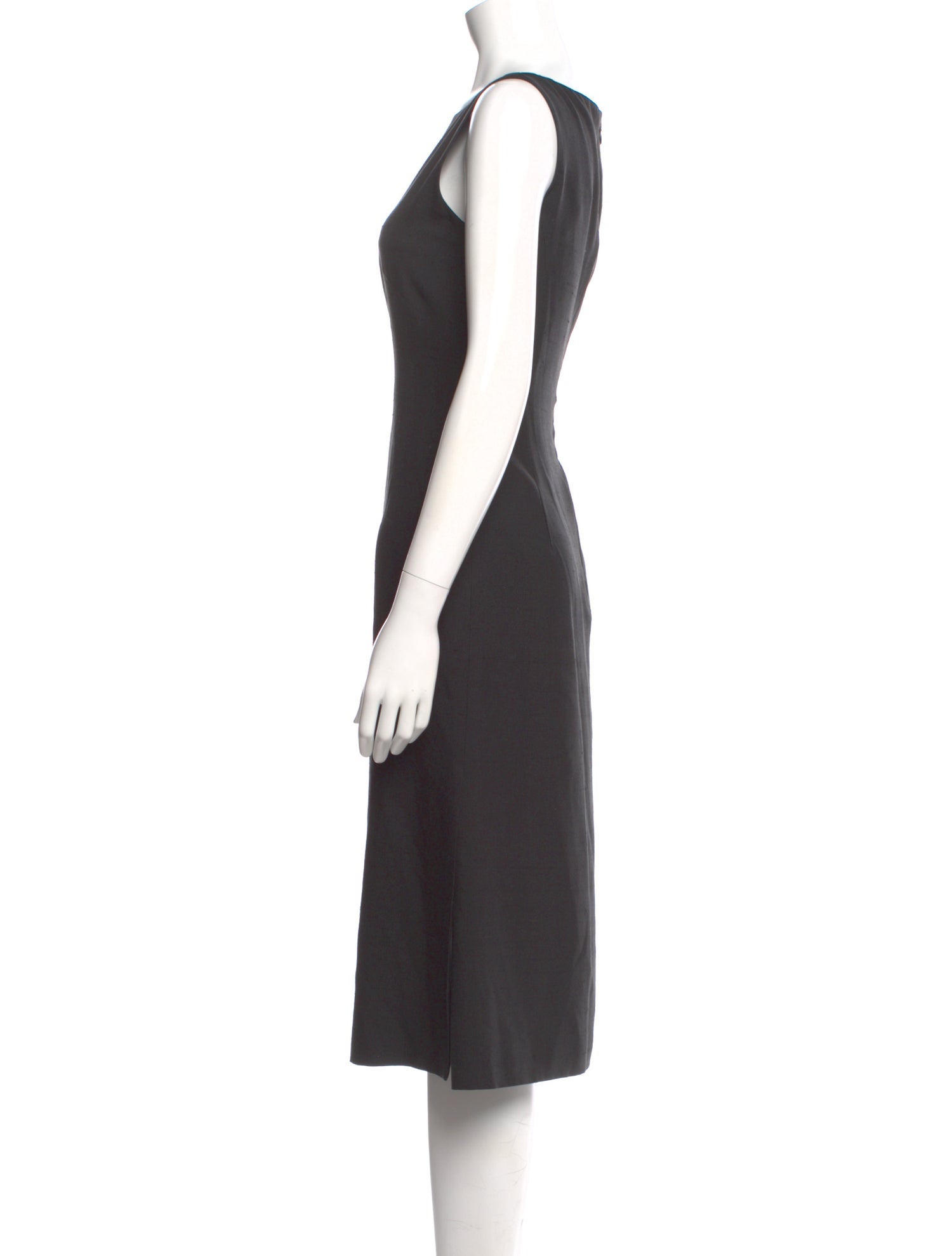 Luciano Barbera Silk Midi Length Dress